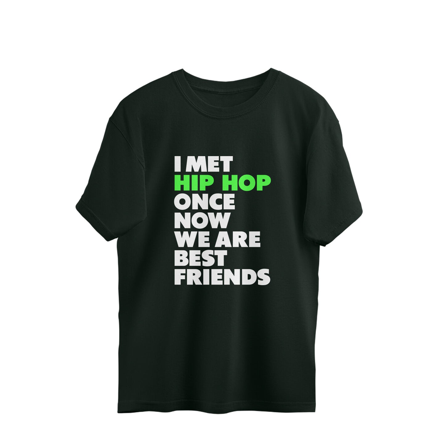 Hip Hop Oversized Streetwear Black T Shirt By Koru India